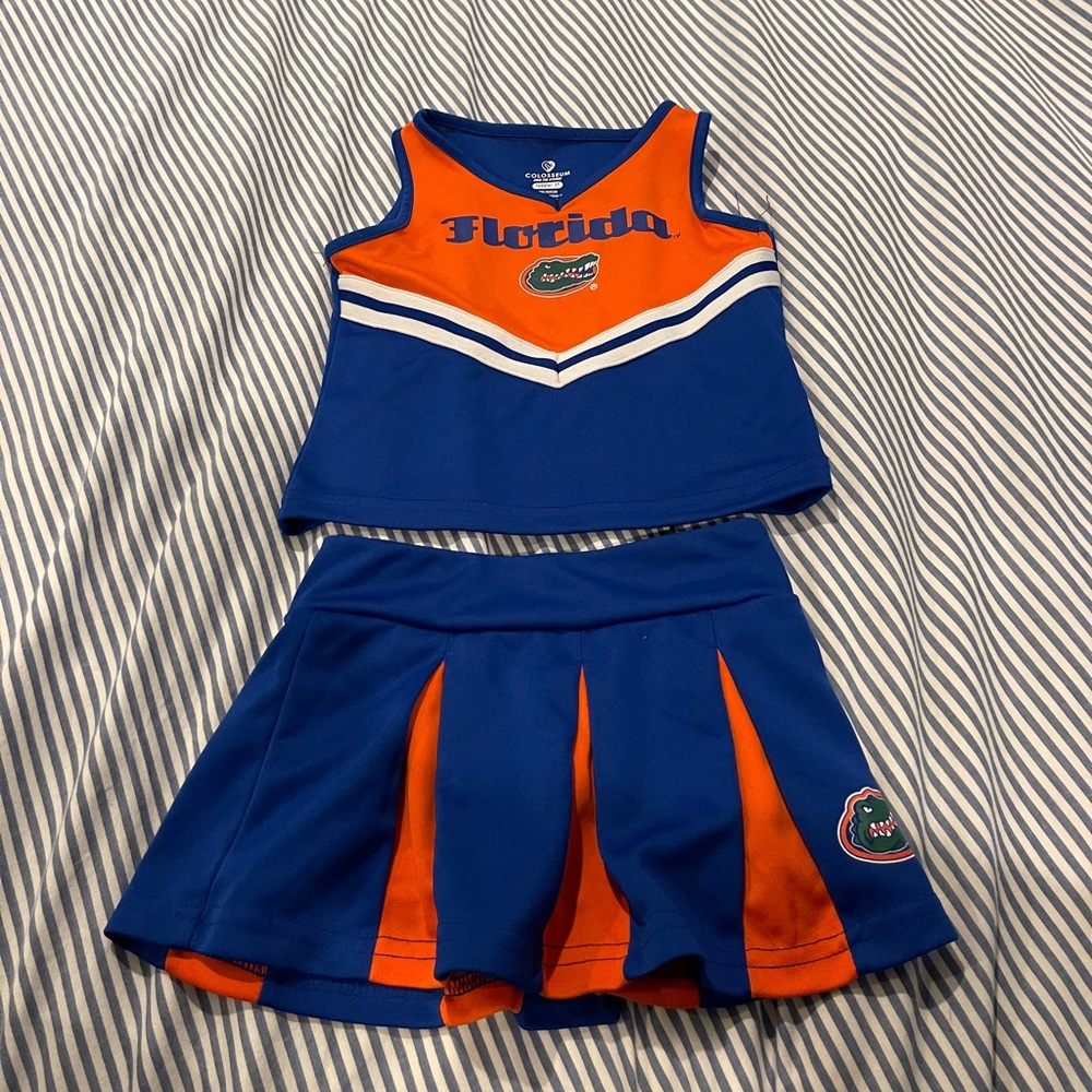 2T Florida Gator Cheerleading Outfit